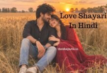 Love Shayari In Hindi | लव शायरी हिंदी में Love Shayari In Hindi